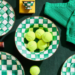 Sky Check Serving Bowl