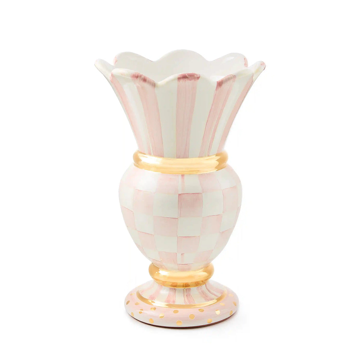 Rosy Check Ceramic Great Vase