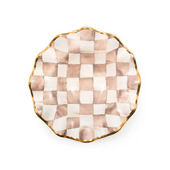 Courtly Check Ceramic Fluted Breakfast Bowl